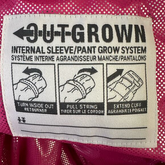 Columbia Kids Girls size Large 14 16 Bugaboo II Insulated Ski Pants Pink Nylon - Picture 10 of 11